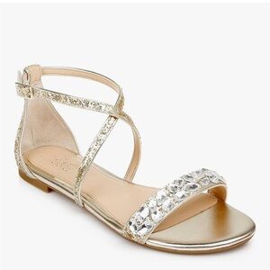 New Jewel Badgley Mischka Women's Osome Sandal